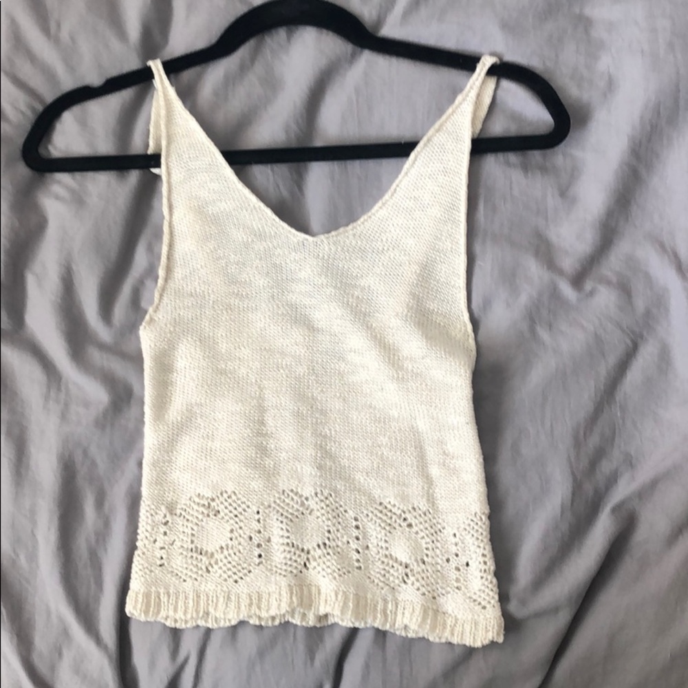 Brandy Melville knit crop top